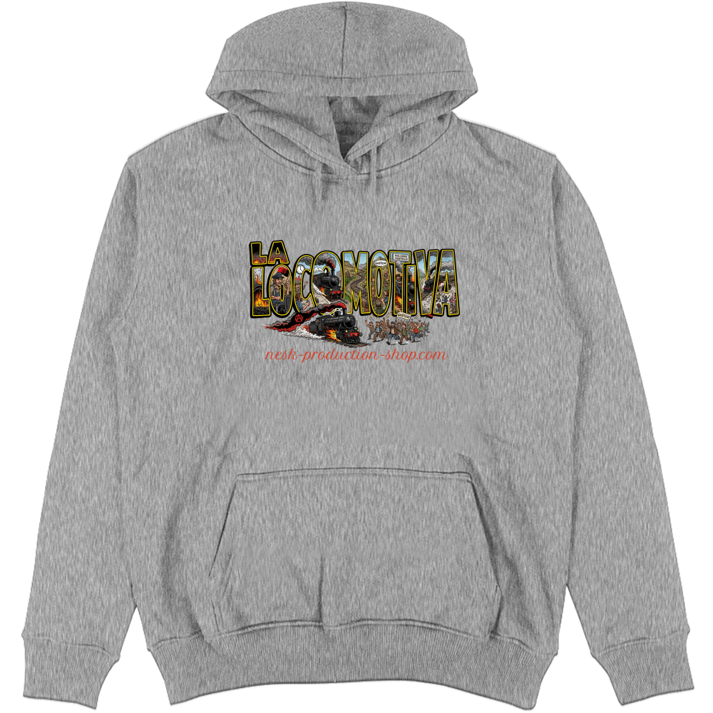 Felpa Unisex con Cappuccio linea la locomotiva