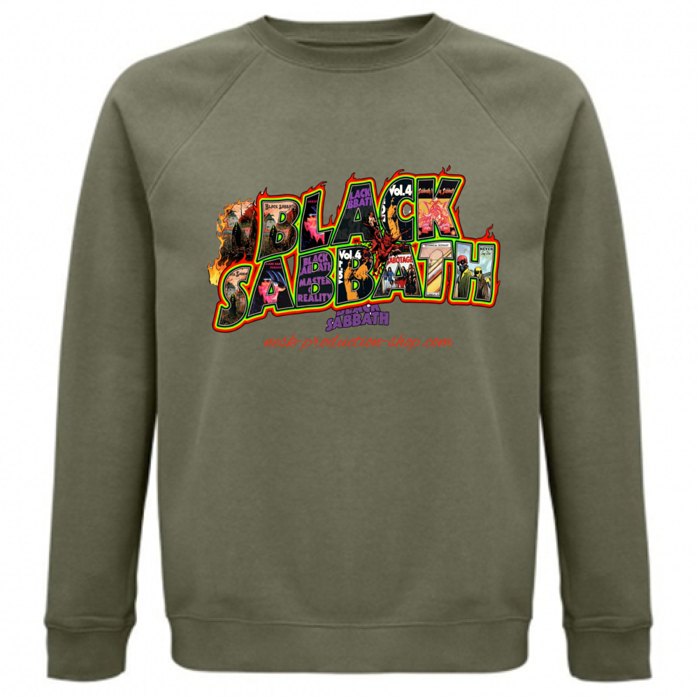 Felpa Unisex Organica linea black sabbath