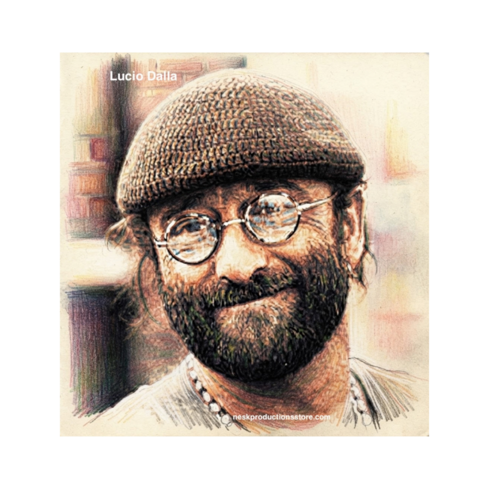 Canvas tributo a Lucio Dalla 2 – Stampa su tela 40×40