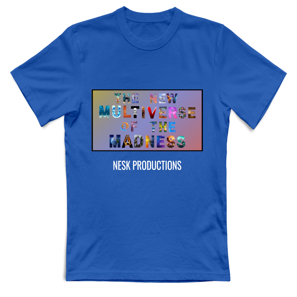 T-Shirt Unisex T-Shirt del Multiverso con Sfondo a Colori