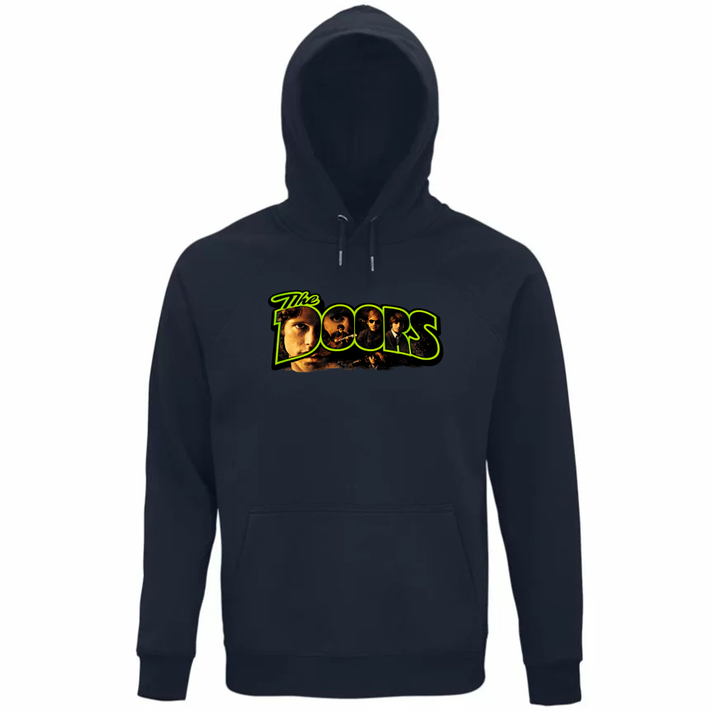 Felpa Organica Unisex Cappuccio linea doors
