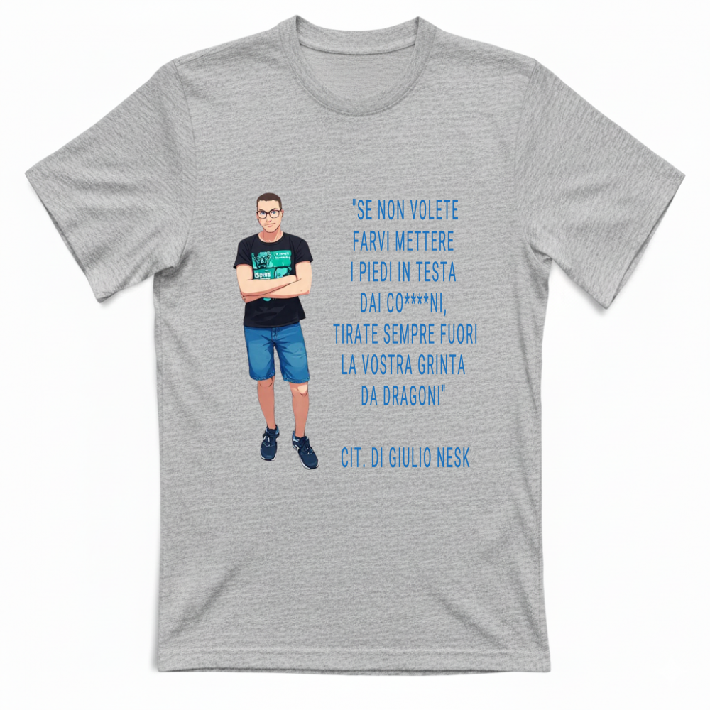 T-Shirt Unisex T-Shirt con una Frase Motivazionale