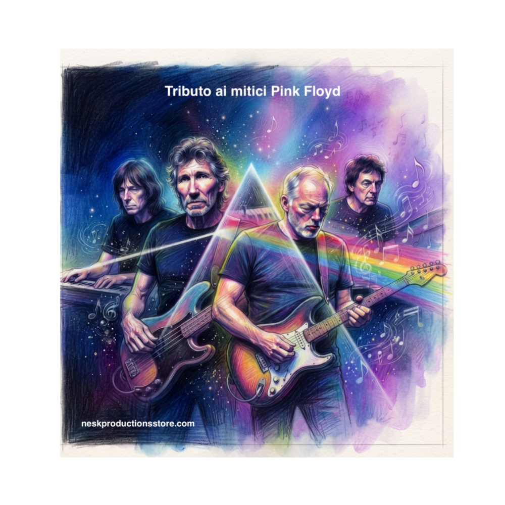 Canvas tributo ai Pink Floyd 2 – Stampa su tela 40×40