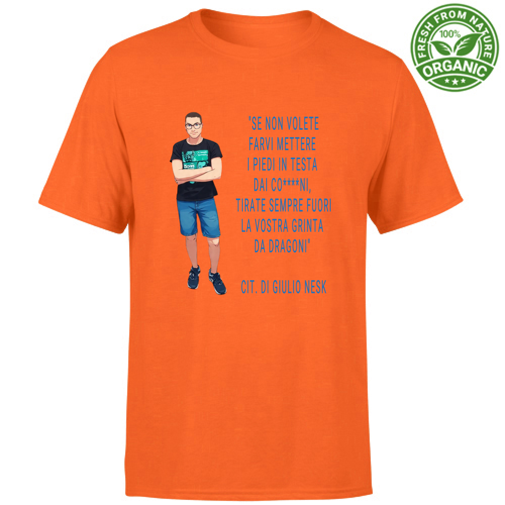 T-Shirt Unisex Organic T-Shirt con una Frase Motivazionale