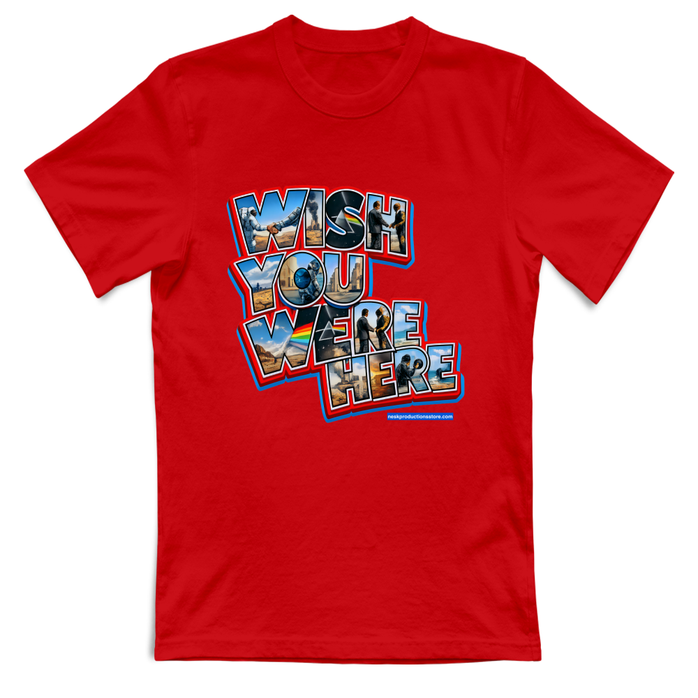 T-Shirt Unisex Large linea wish you were here A