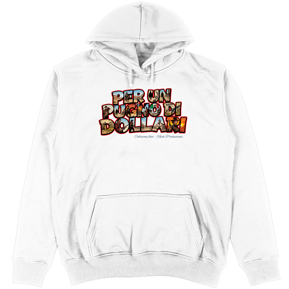 Felpa Unisex con Cappuccio Linea pugno di dollari