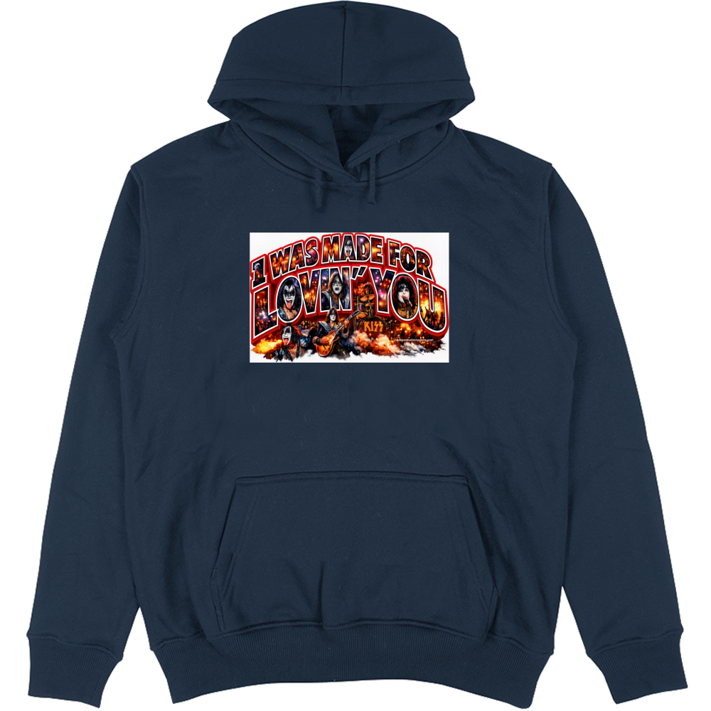 Felpa Unisex con Cappuccio linea i was made for lovin you 1A