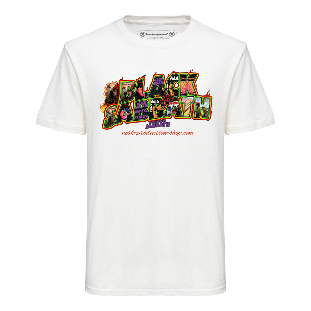 T-Shirt Unisex Canapa linea black sabbath