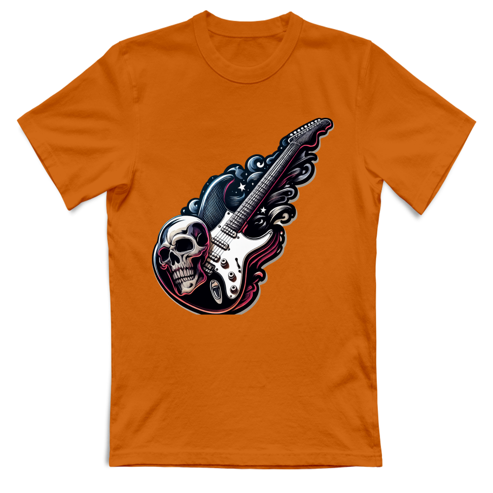 T-Shirt Bambino linea chitarra rock