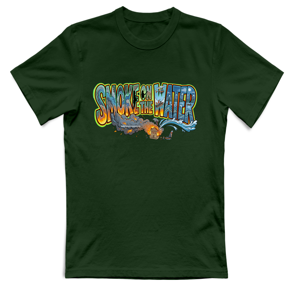 T-Shirt Unisex linea smoke on the water A