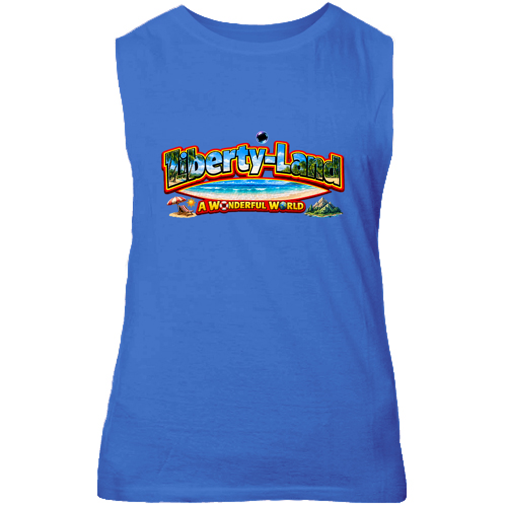 Canotta Unisex Maglietta Verso un Mondo Migliore e Oltre