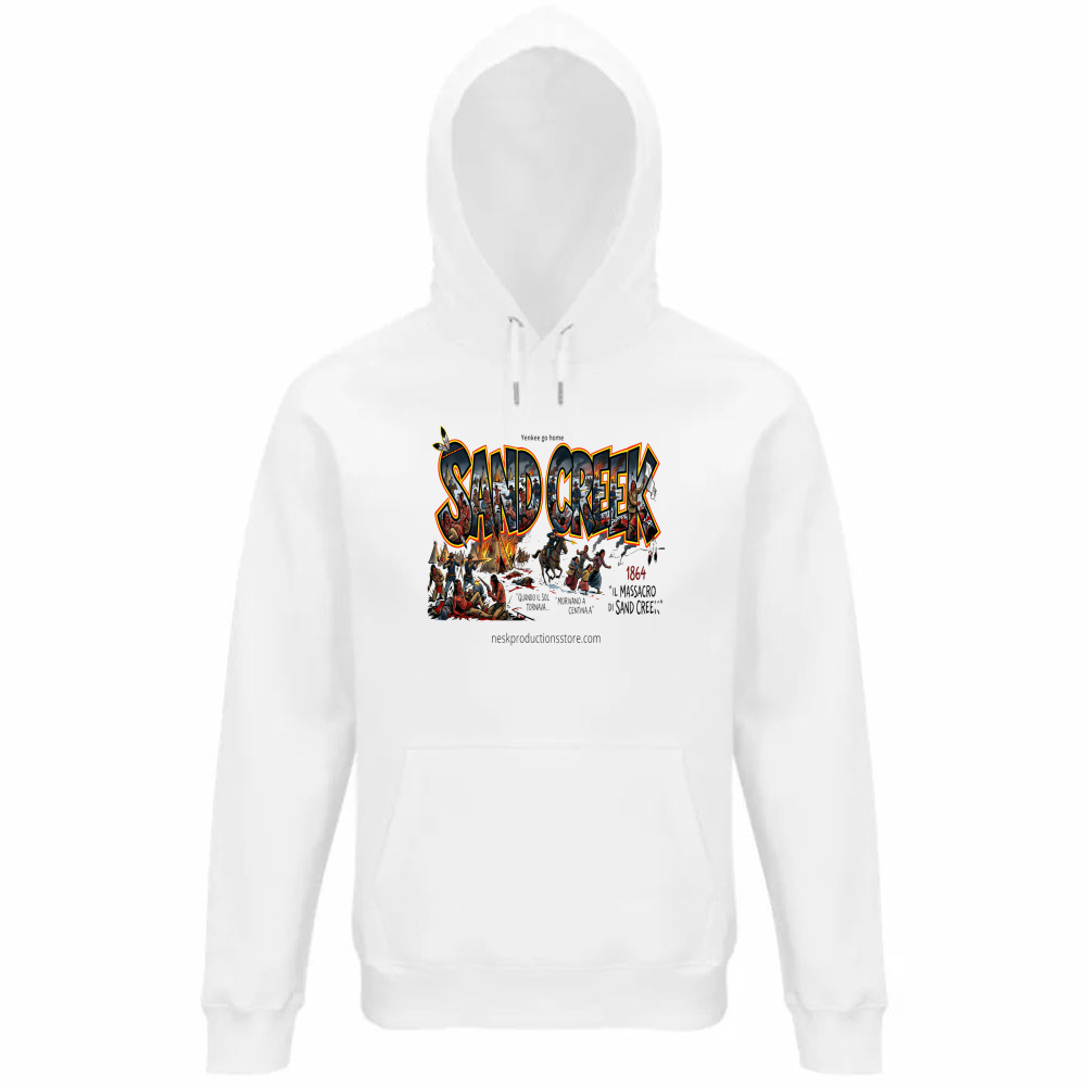 Felpa Organica Unisex Cappuccio linea Sand Creek 1A