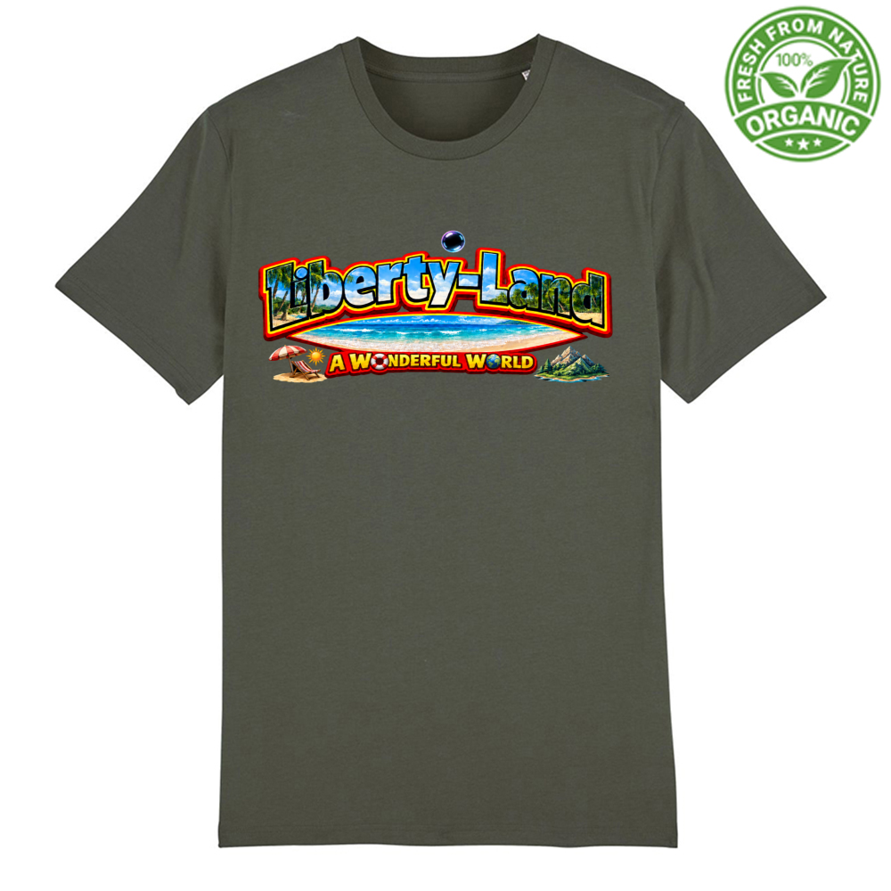 T-Shirt Unisex Premium Organic Maglietta Verso un Mondo Migliore e Oltre