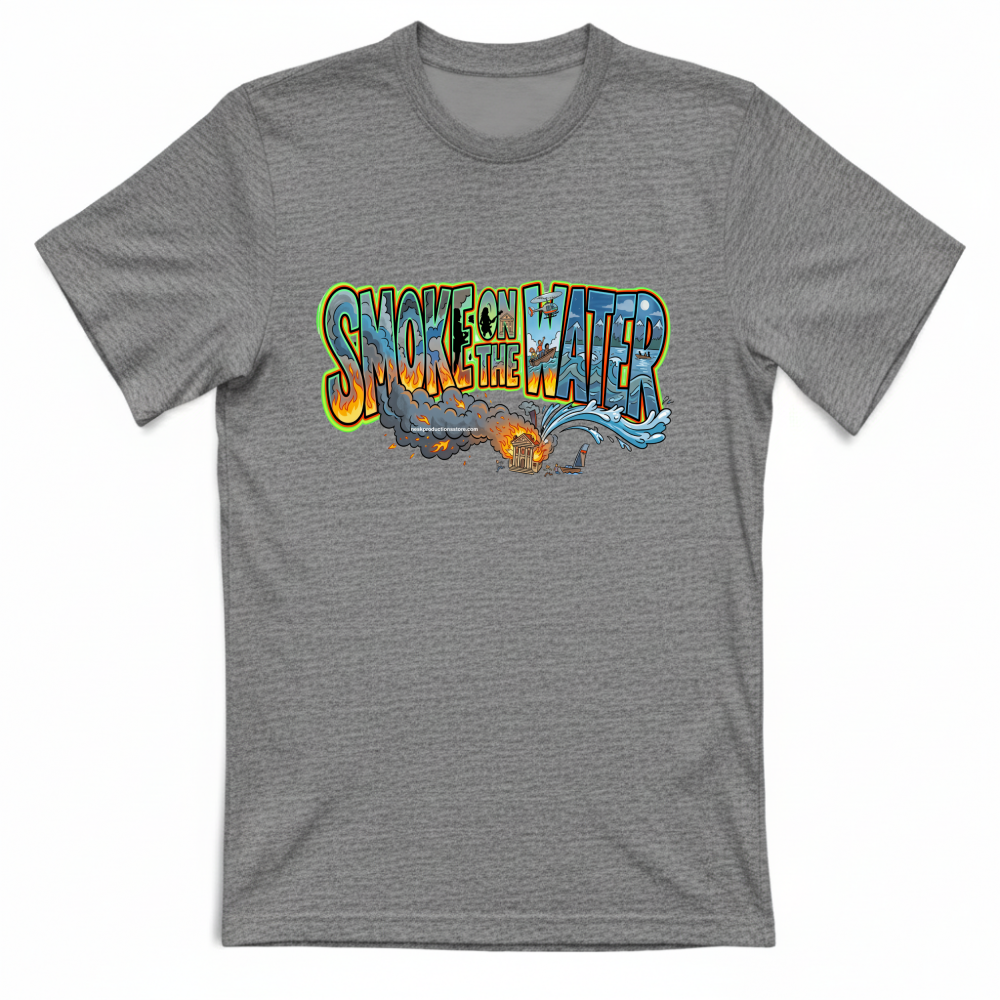 T-Shirt Unisex linea smoke on the water A