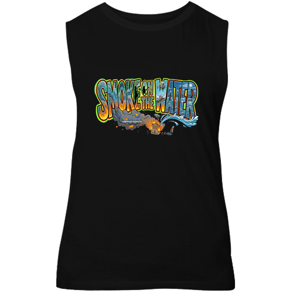 Canotta Unisex linea smoke on the water A