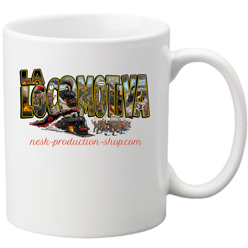 Tazza linea la locomotiva