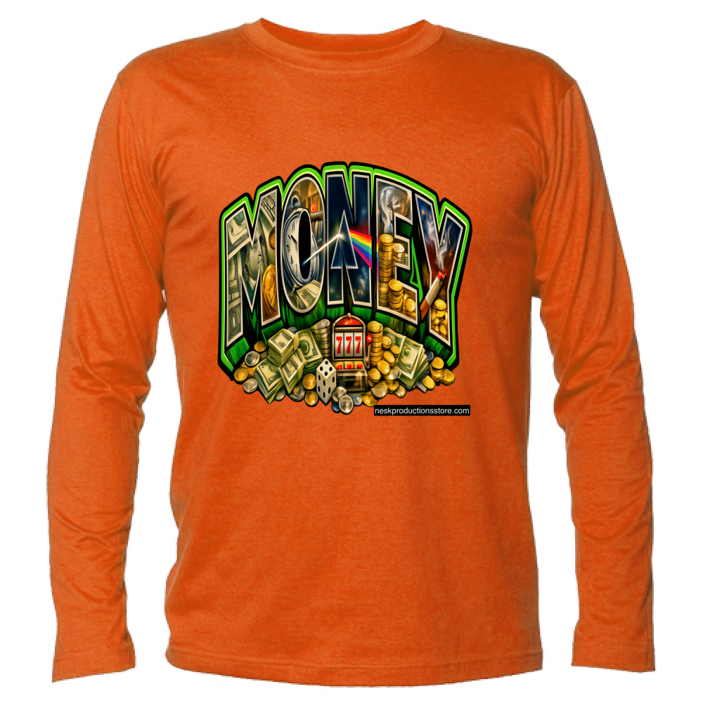T-Shirt Unisex Manica Lunga linea Money A