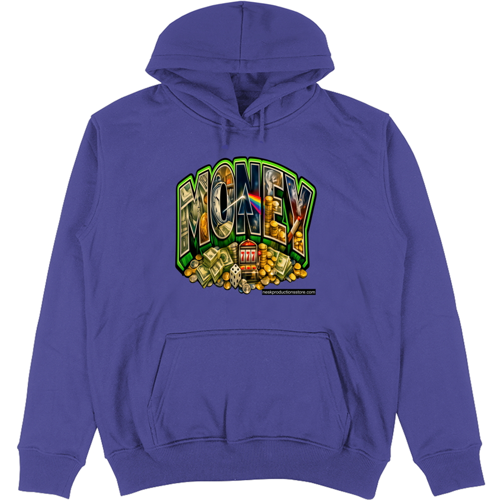 Felpa Unisex con Cappuccio linea Money A