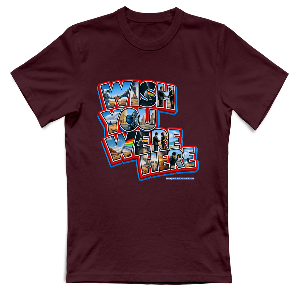 T-Shirt Unisex linea wish you were here A