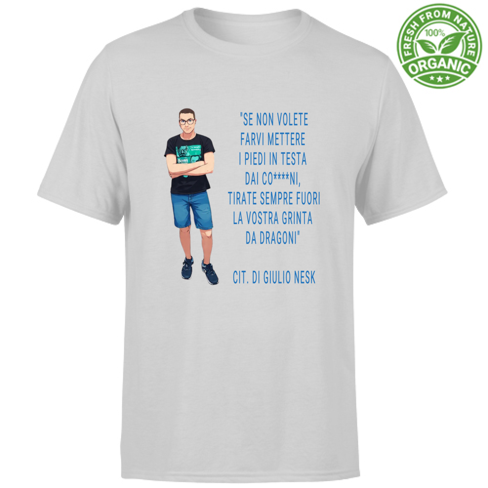 T-Shirt Unisex Organic T-Shirt con una Frase Motivazionale