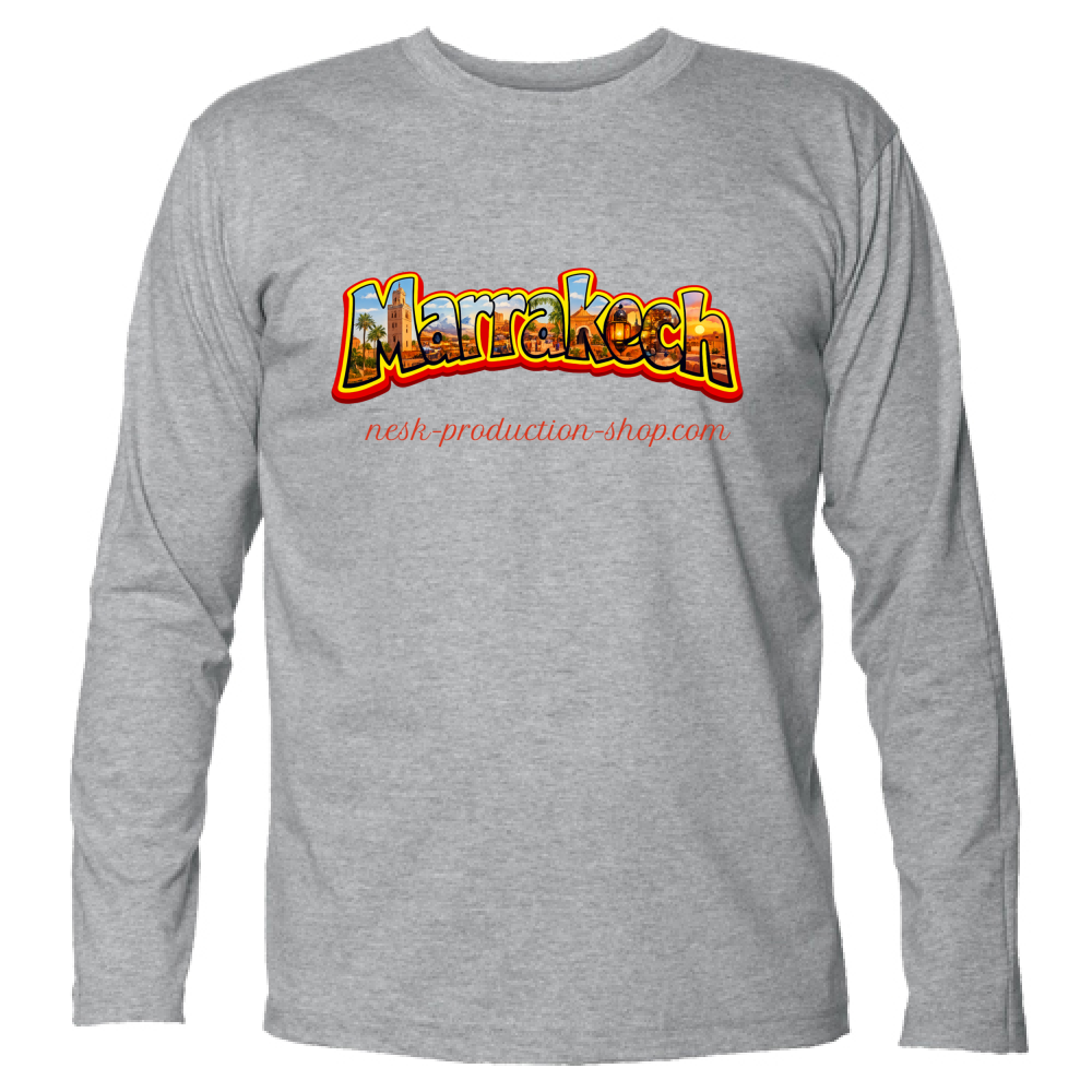 T-Shirt Unisex Manica Lunga linea marrakech