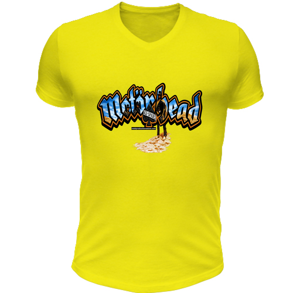 T-Shirt Unisex Scollo V linea Motorhead  A