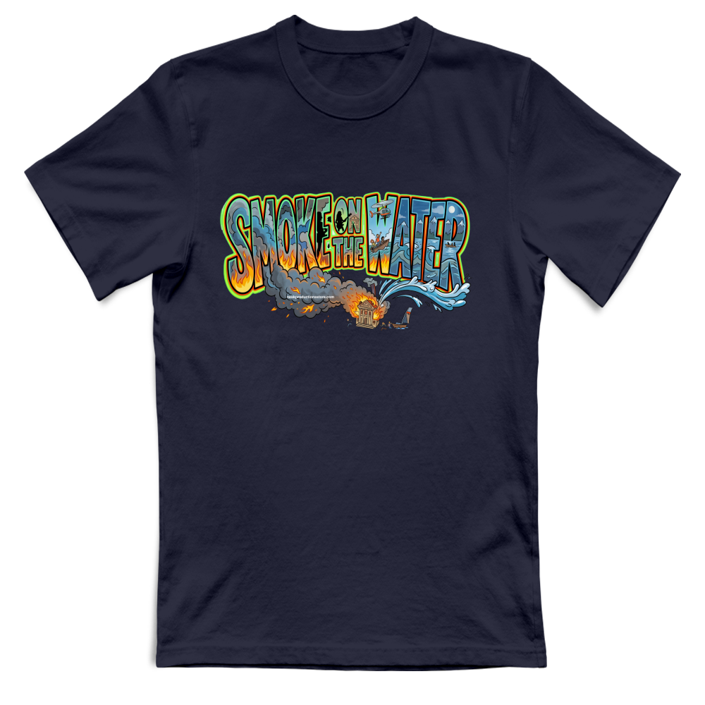 T-Shirt Bambino linea smoke on the water A