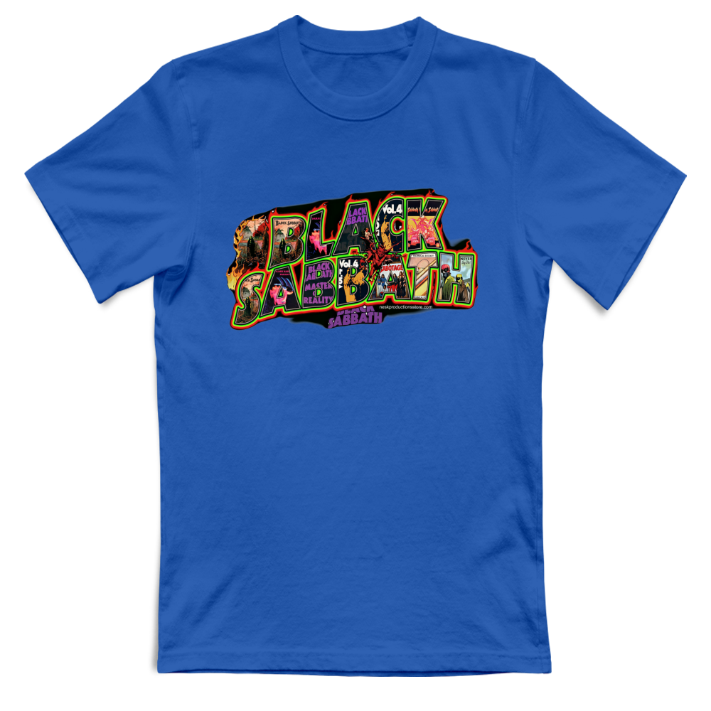 T-Shirt Unisex Large linea Black Sabbath A