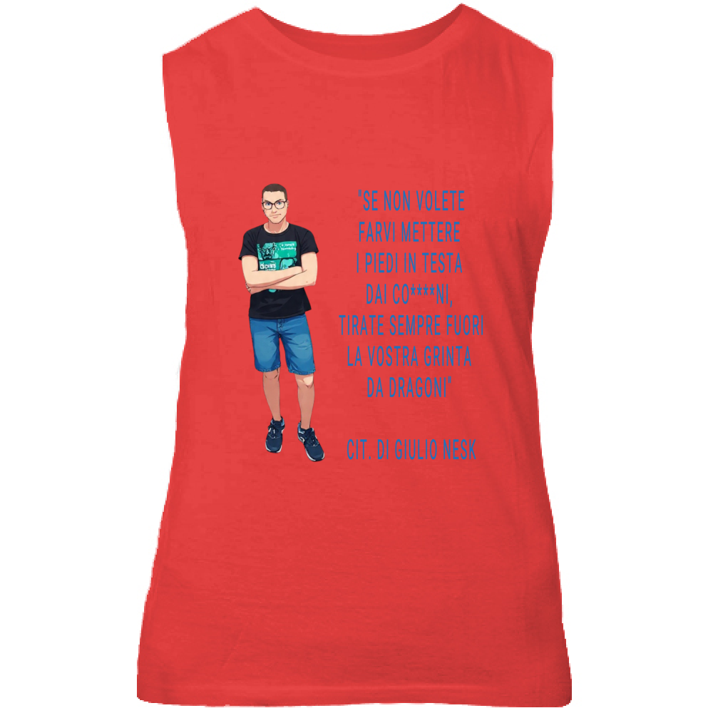 Canotta Unisex T-Shirt con una Frase Motivazionale