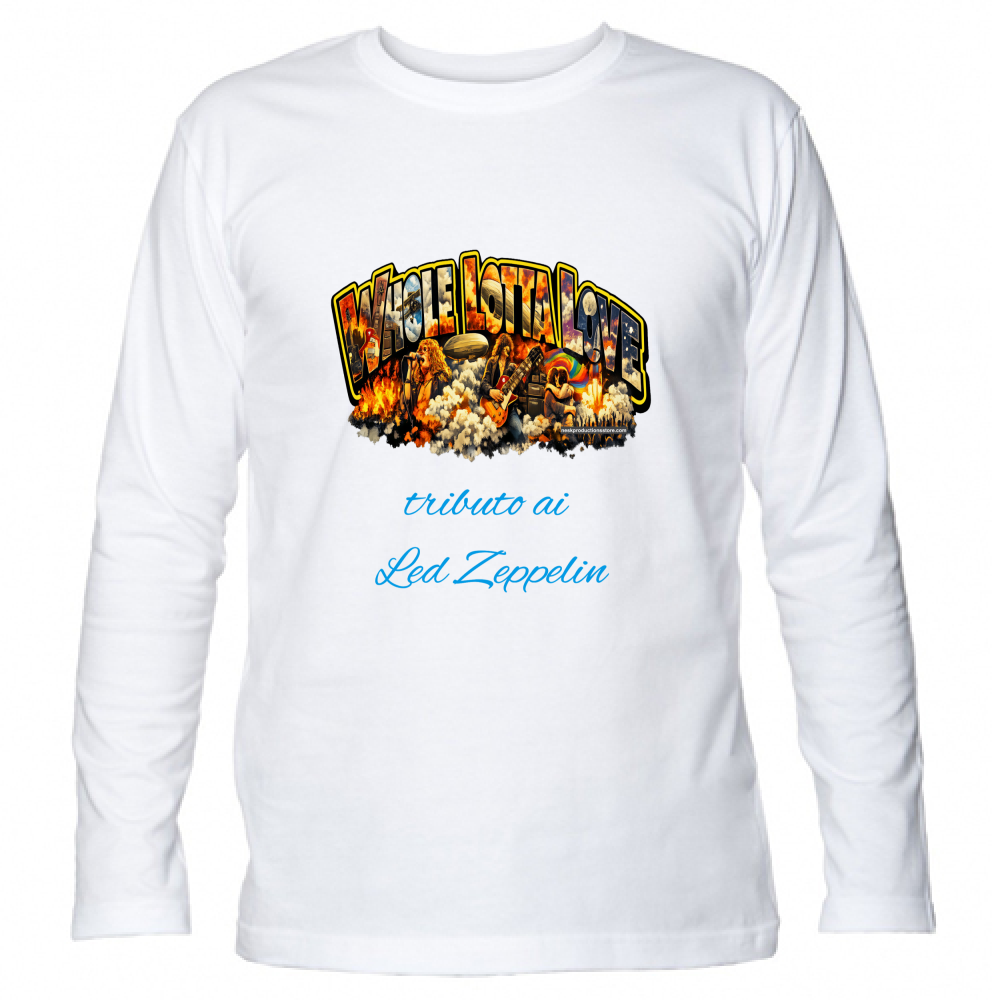 T-Shirt Unisex Manica Lunga linea Whole lotta love