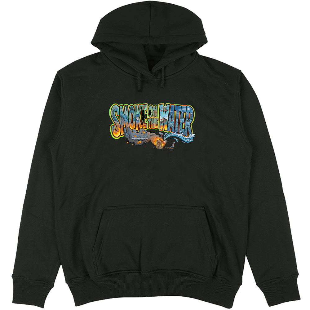 Felpa Unisex con Cappuccio linea smoke on the water A