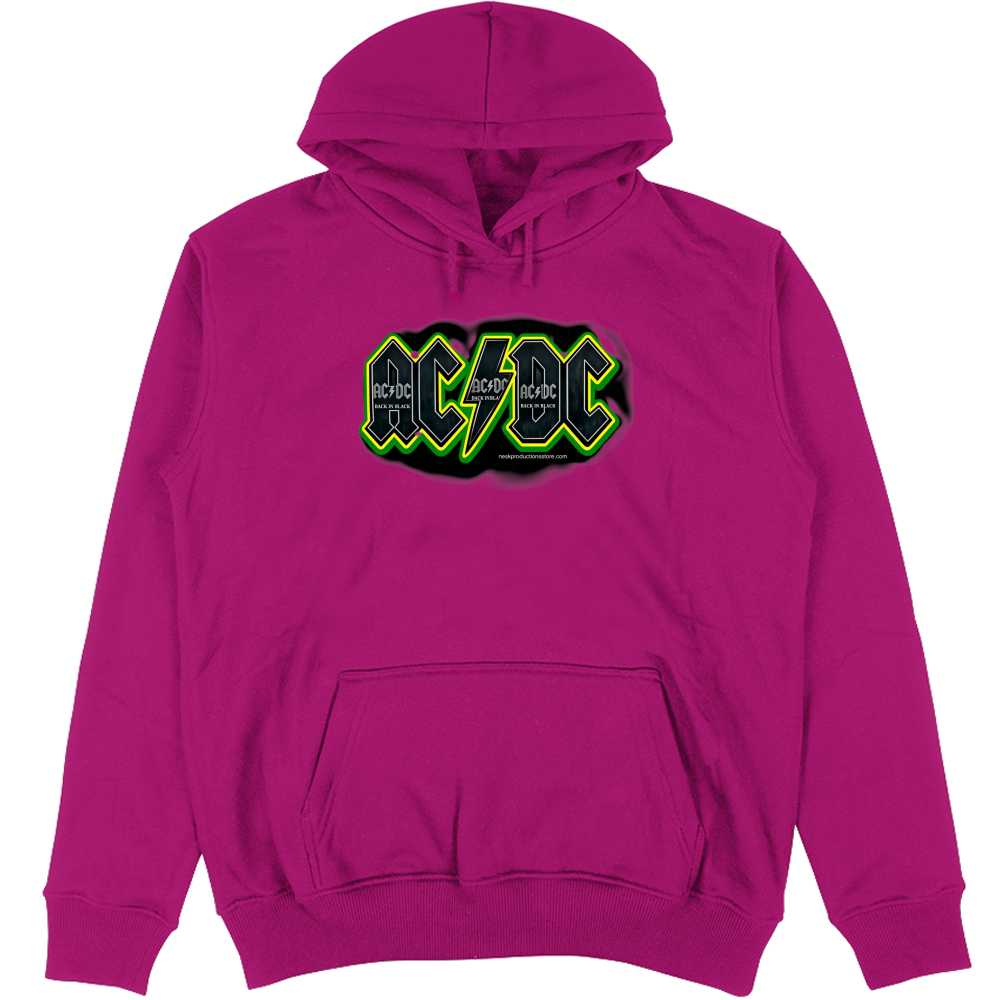 Felpa Unisex con Cappuccio linea AC/DC   A