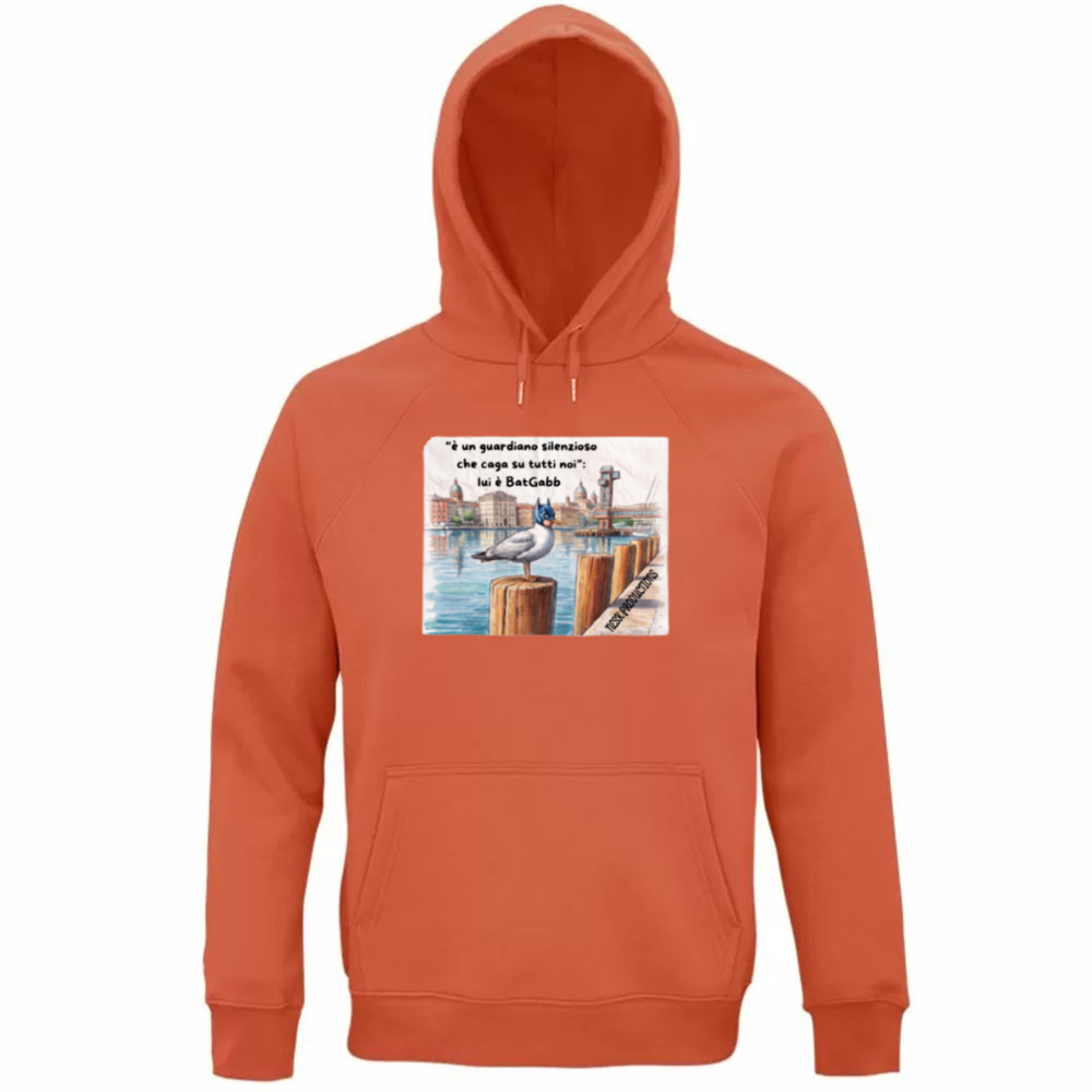 Felpa Organica Unisex Cappuccio T-shirt BatGabb is Back Again
