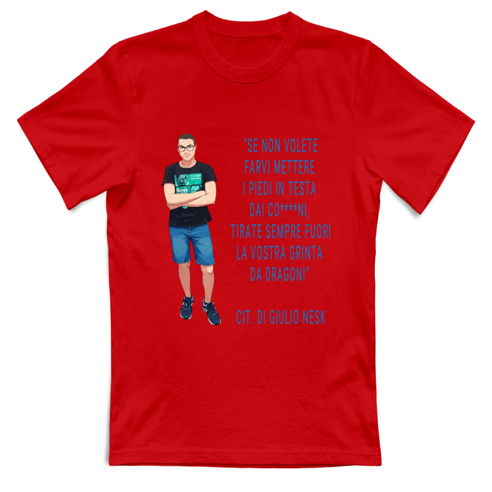 T-Shirt Unisex T-Shirt con una Frase Motivazionale