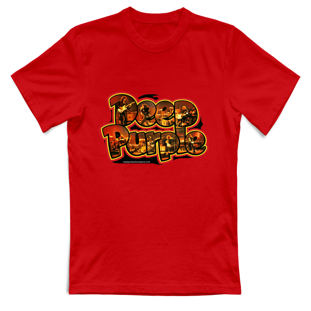 T-Shirt Unisex Large linea Deep Purple