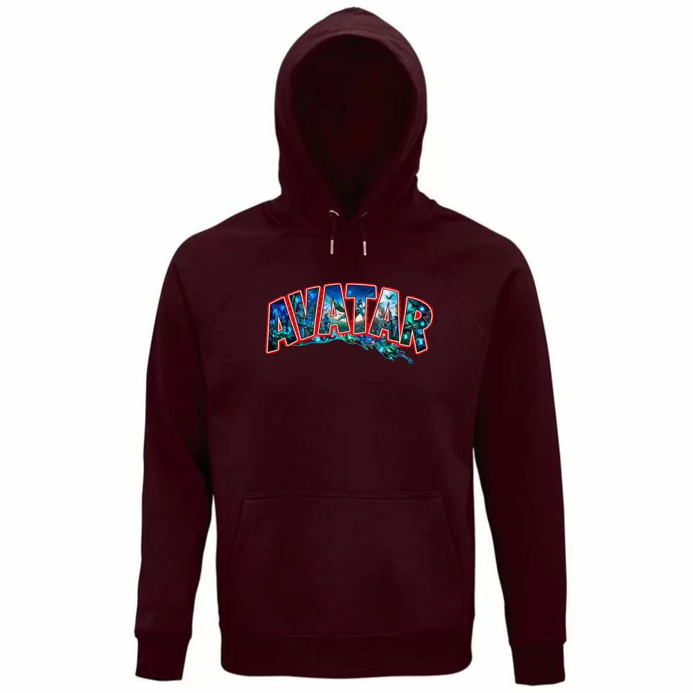 Felpa Organica Unisex Cappuccio linea avatar