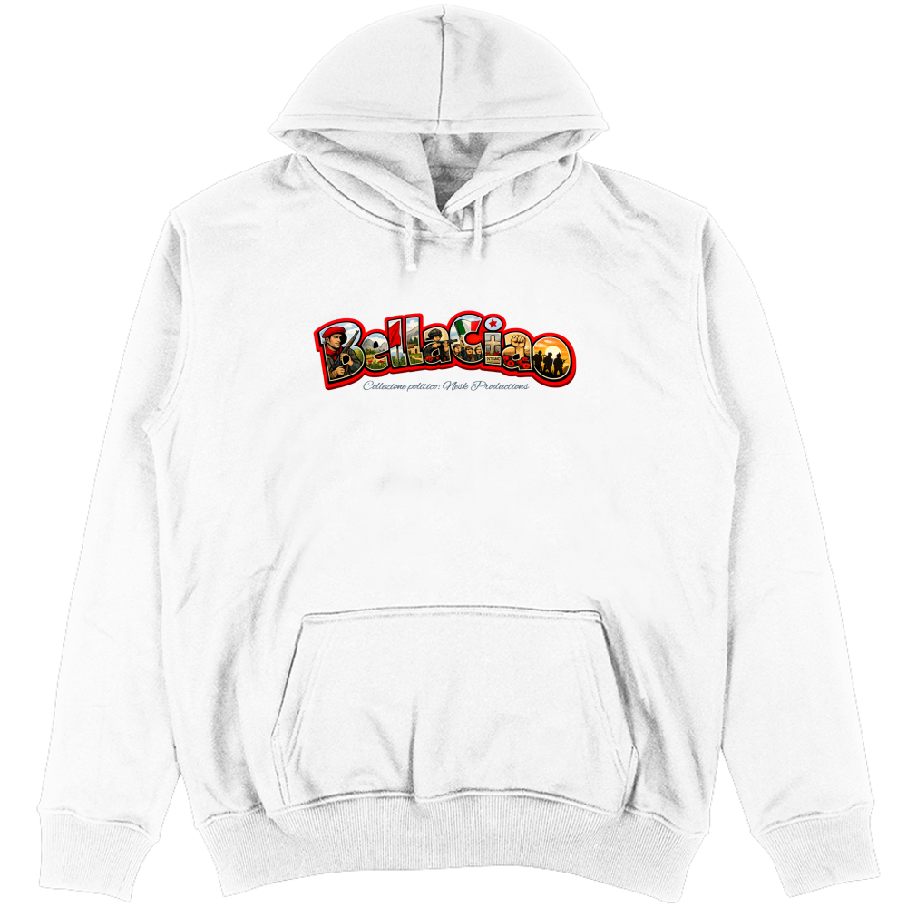 Felpa Unisex con Cappuccio linea bella ciao