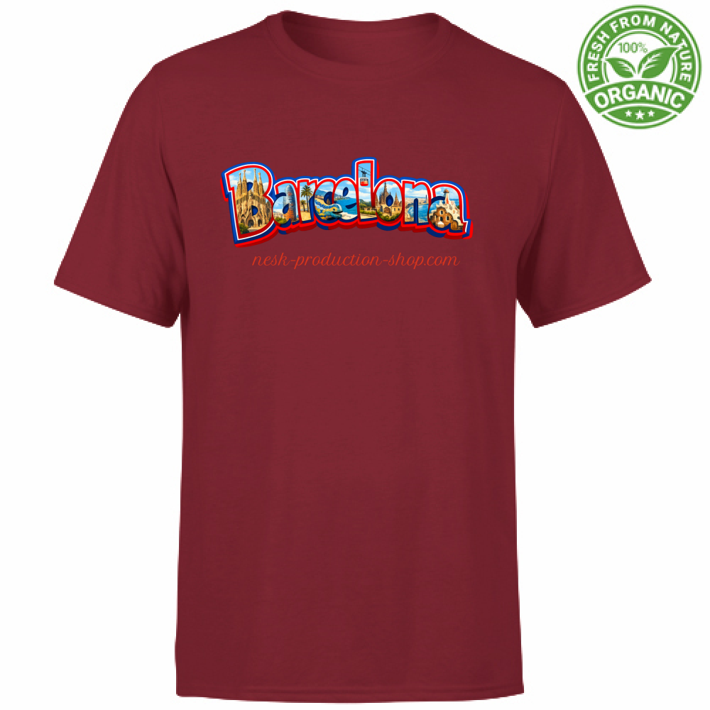 T-Shirt Unisex Organic linea Barcellona