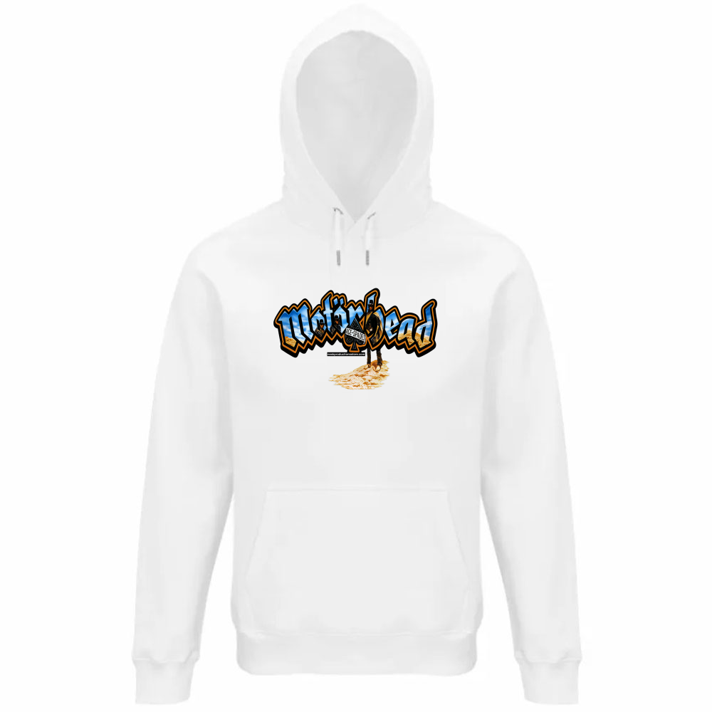 Felpa Organica Unisex Cappuccio linea Motorhead  A