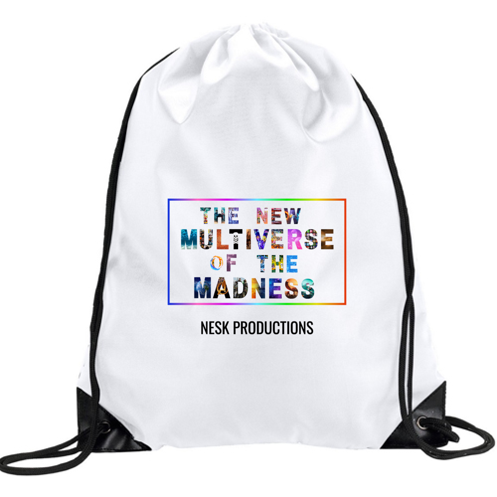 Sacca T-Shirt of Multiverse a Sfondo Bianco
