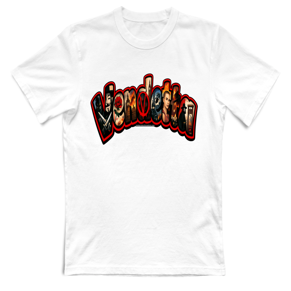 T-Shirt Unisex Large Linea V per Vendetta A