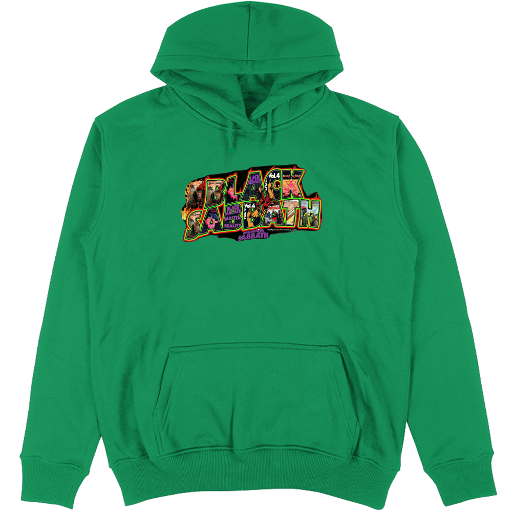 Felpa Unisex con Cappuccio linea Black Sabbath A