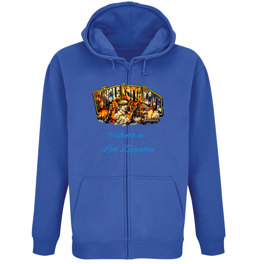 Felpa Premium Cappuccio Zip linea Whole lotta love