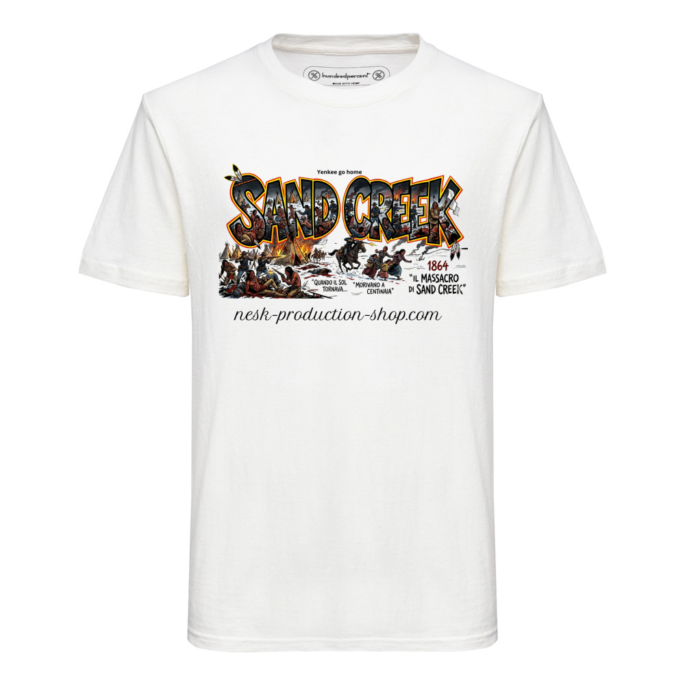 T-Shirt Unisex Canapa linea sand creek