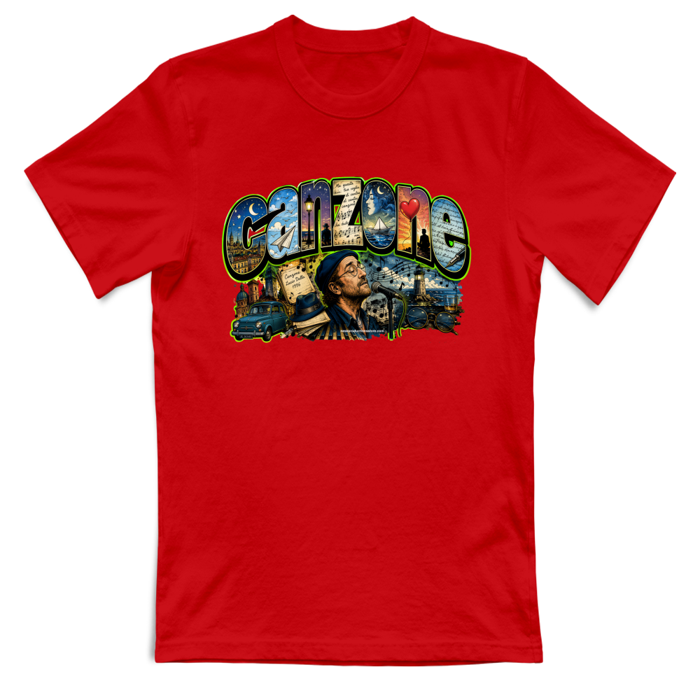 T-Shirt Unisex Large linea Canzone Dalla