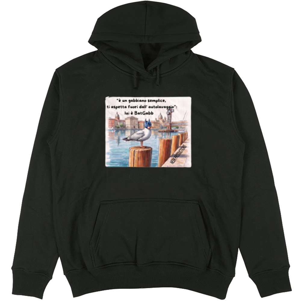 Felpa Unisex con Cappuccio T-Shirt BatGabb Will Returns