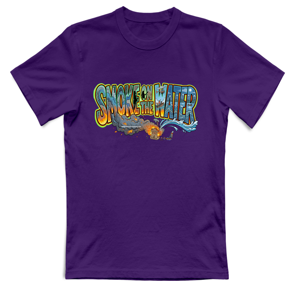 T-Shirt Unisex linea smoke on the water A