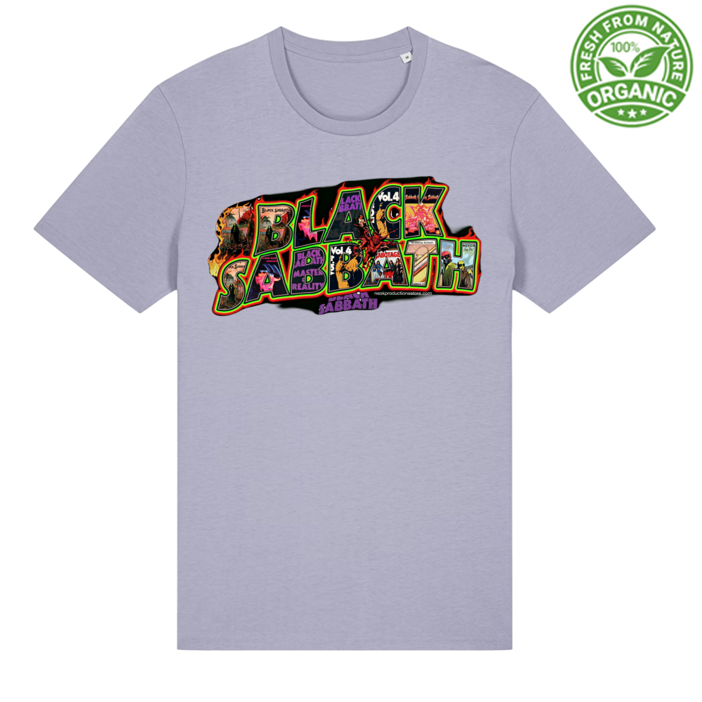 T-Shirt Unisex Organica linea Black Sabbath A