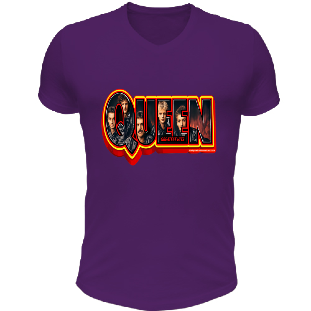 T-Shirt Unisex Scollo V Linea Queen  A