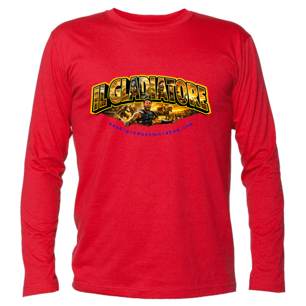 T-Shirt Unisex Manica Lunga linea gladiatore